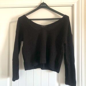 Black Knit Sweater